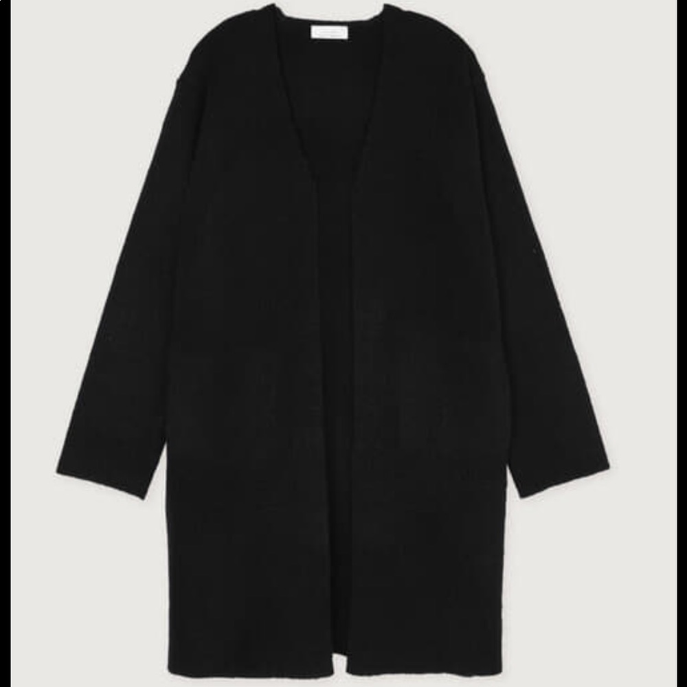 OAK + FORT Open Front Cardigan